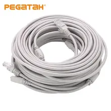 CCTV кабель RJ45 для видео наблюдения кабель Камера работы в сети этернет на DC Мощность 2 в 1 расширения сети Lan 5/10/20/возможностью погружения на глубину до 30 м IP Камера