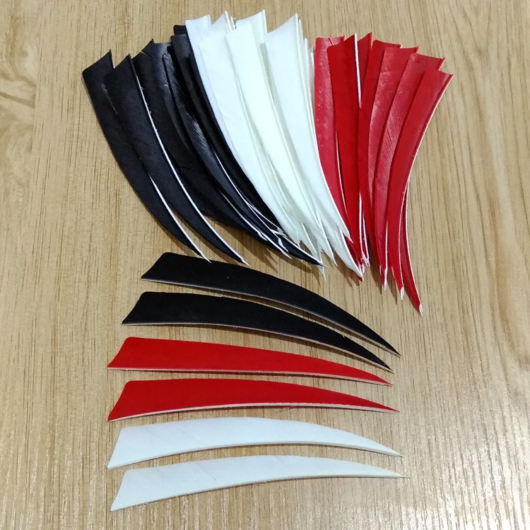 50pcs 5" Turkey Feather Arrow Vanes Hunting and Archery Traditional