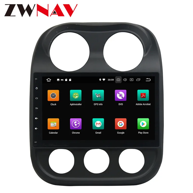 Top IPS Screen 4+32G Android 8.0 Car multimedia Player head unit For Jeep Compass 2014 2015 With GPS Navigation Radio auto stereo 11