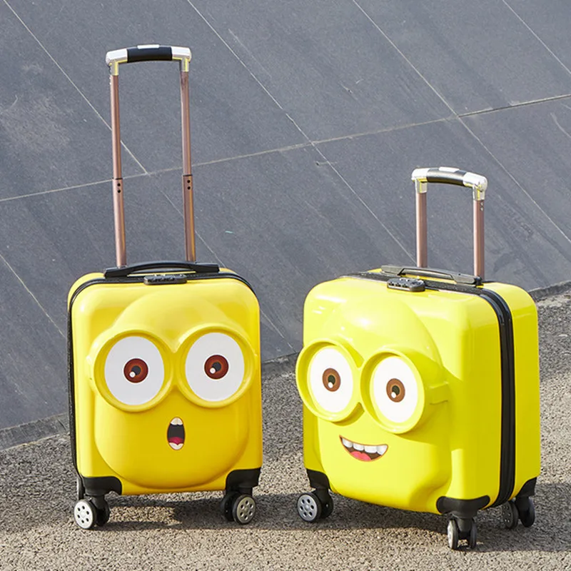  Kids Cabin Suitcase BagChild's Universal wheel Trolley casePortable Travel LuggageGift for children
