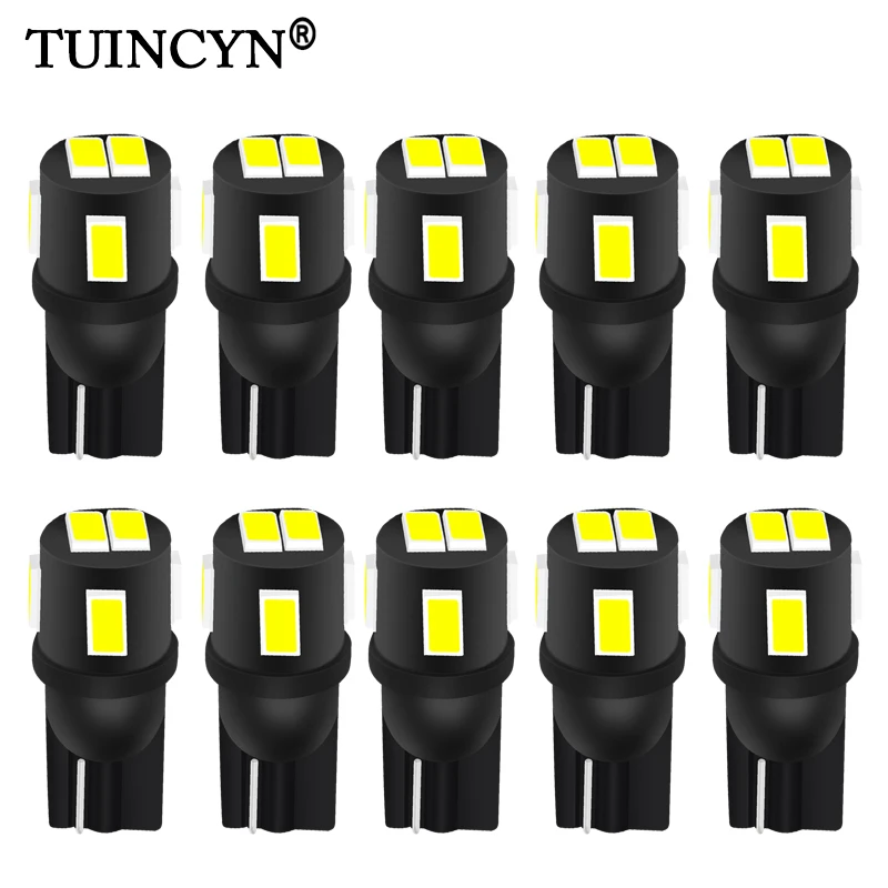 Светодиодная лампа TUINCYN 10x T10 W5W 194 168 автомобильная светодиодная купольная для