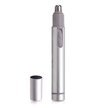 Высокое качество Портативный 360 ° поворотный дизайн нос триммер для волос с чистящей щеткой электрический триммер для носа уха новые продукты