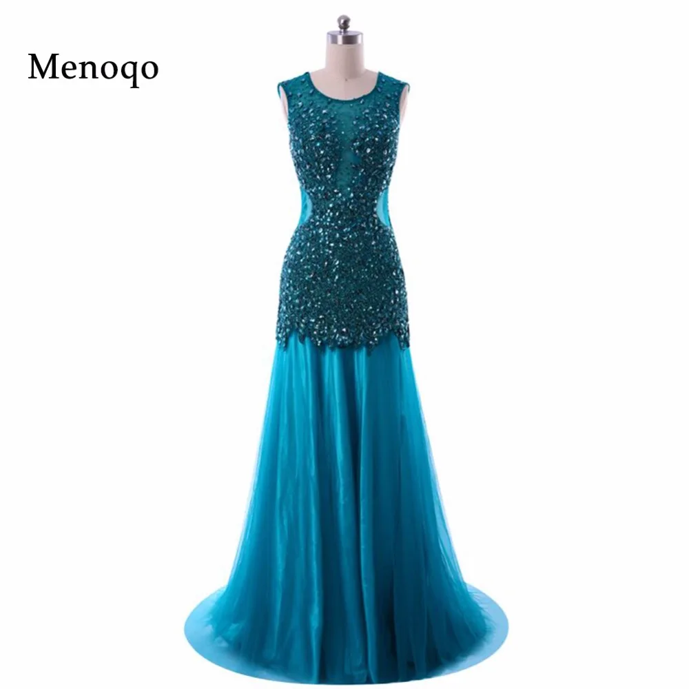 Real Photos 2017 Hot Sale Mermaid Tulle Heavy Beaded Low back Sexy Long Prom Dresses Robe De Soiree Special Occasion Formal gown