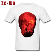 Hell Killer Londres cráneo Deathbed camiseta mejor regalo alta calidad algodón Natural ocio camiseta de talla grande Horror Game camiseta hombres