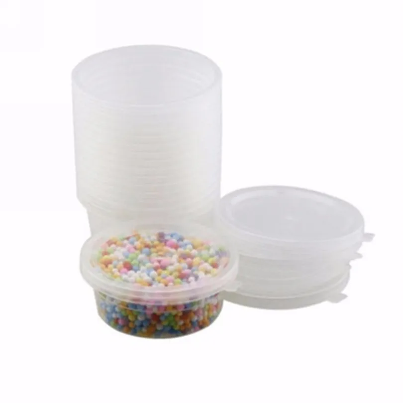Storage box for housedaily small items 12 Pc Slime Storage Containers Foam Ball Storage Cups Containers With Lids (6)