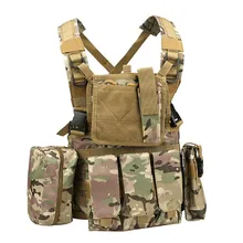 Мультикам Тактический Жилет Нейлон Molle камуфляж жилет страйкбол тактильные полиции Пейнтбол Wargame жилет