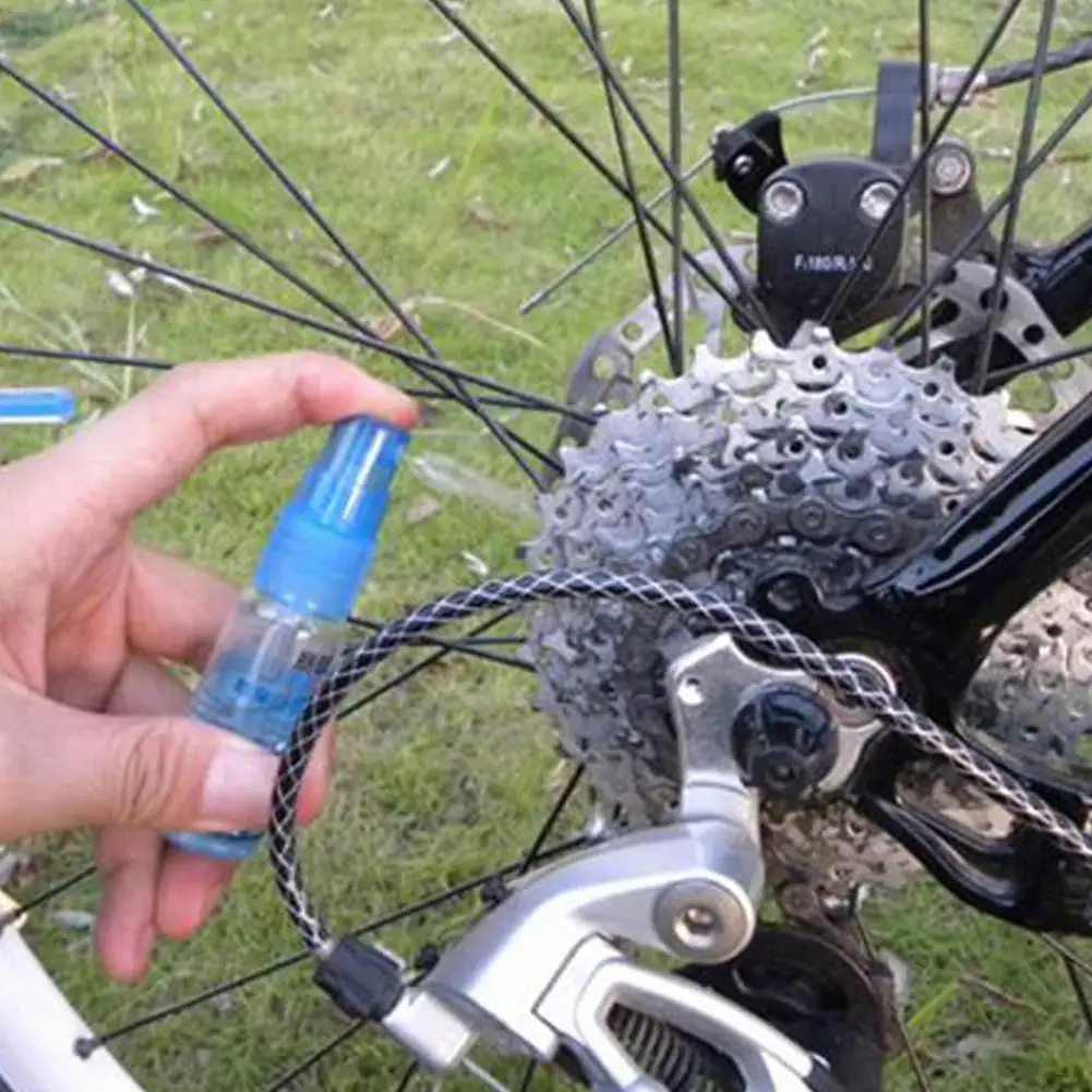 Невоспламеняющийся удобный для хранения смазочный спрей для велосипеда Антикоррозийная смазка велосипедная цепь смазочное масло для обслуживания мини масло