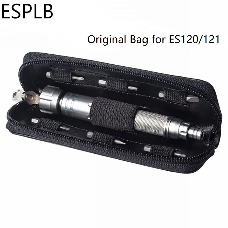 Original Tool Bag for TS100 TS80 Soldering Iron ES120 ES121 Electric Screwdriver Portable Storage Organizer Zipper Bag Case - Цвет: Original ES120 Bag