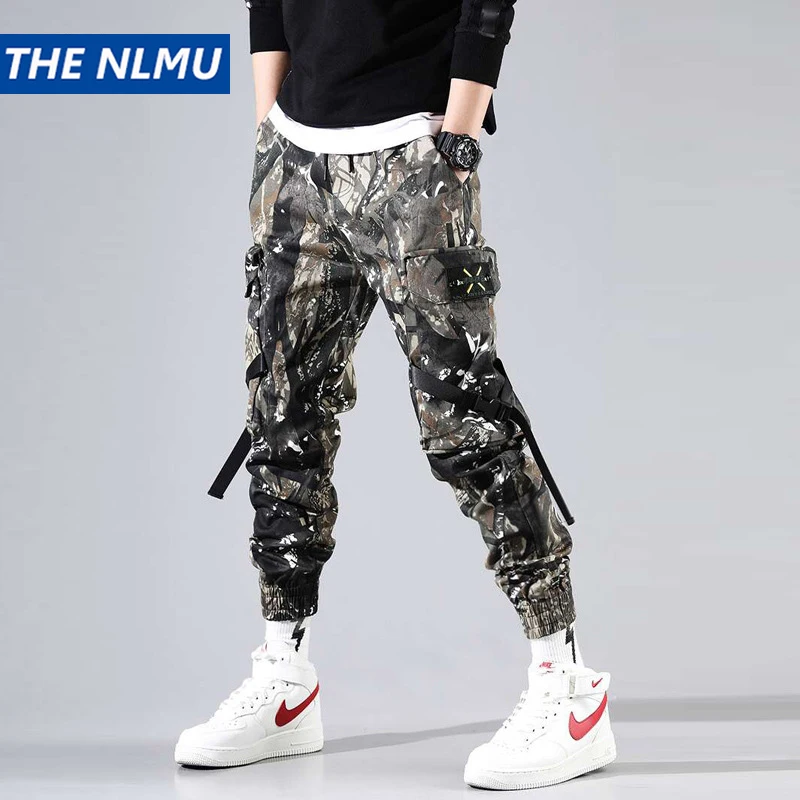 

Hip Hip Military Cargo Pants Men Ankle-Length Pants Men's Joggers Streetwear 2019 Spring Camouflage Trousers for Male HD036