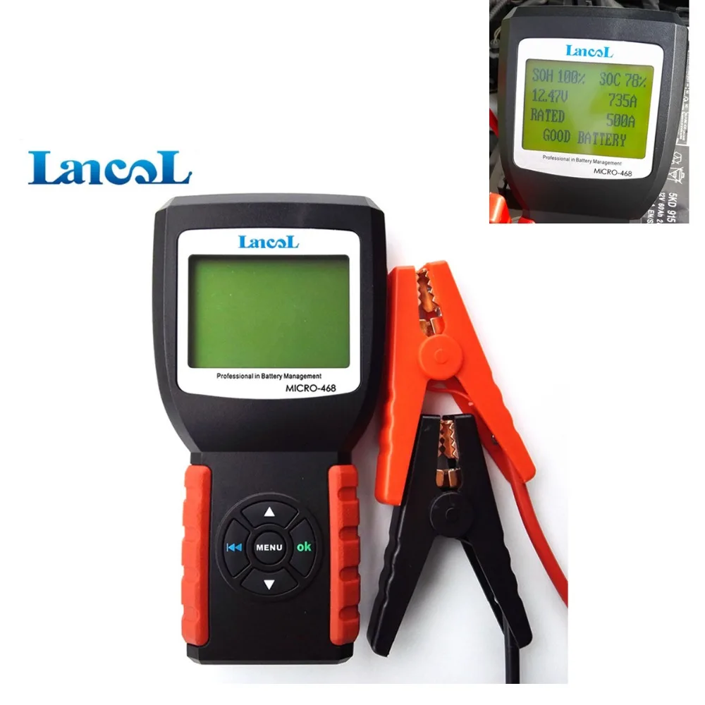 Lancol MICRO468 Car Battery Tester Conductance Tester Analyzer And Electrical Resistance 12v For