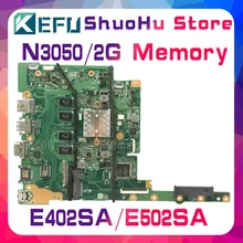 KEFU For ASUS E402SA E502SA R417SA N3050 2GB Memory laptop motherboard tested 100% work original mainboard