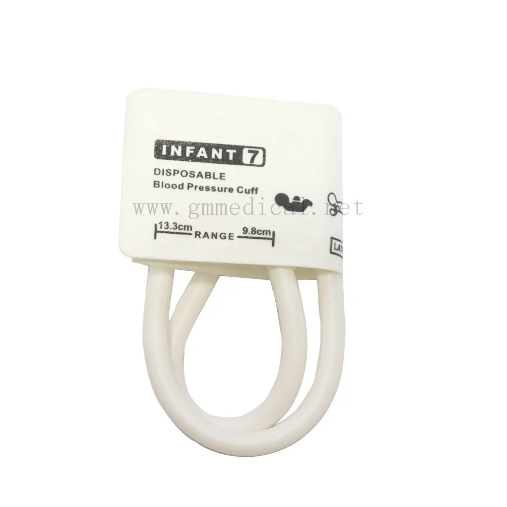 

High quality Infant disposable blood pressure Cuff ,Double Tube .(Neonate Infant size)