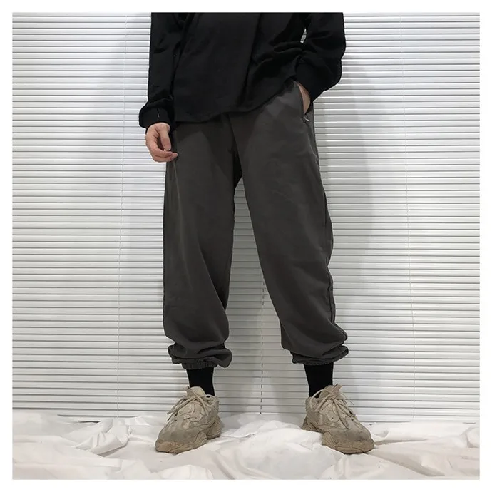 Solid SEASON 6 Sweatpants 20FW Men Women Kanye West Pants Velvet Cotton Season Series Trousers Zipper Pocket Tag casual sweatpants