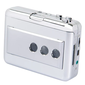 

EzCAP Upgraded Version Portable Cassette to MP3 Converter USB Tape to MP3 Player Music Player with Software