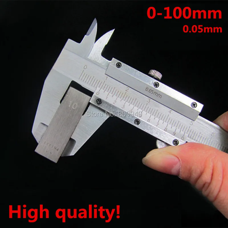 100mm 4inch Vernier Caliper 0 100mm pocket slide caliper gauge