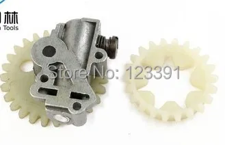 

Free shipping of 1pc chainsaw accessories original high quality 1 set combination pump&worm for original MS380/381 chainsaw