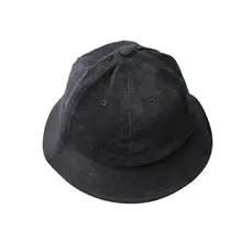 Мода унисекс, однотонный складывающийся вельветовый ведро шляпа путешествия шляпа рыбака оптом