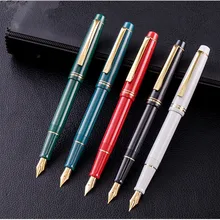 Студенческая ручка подарок крылья пластиковые EF повернуть крышку иридиевая перьевая ручка