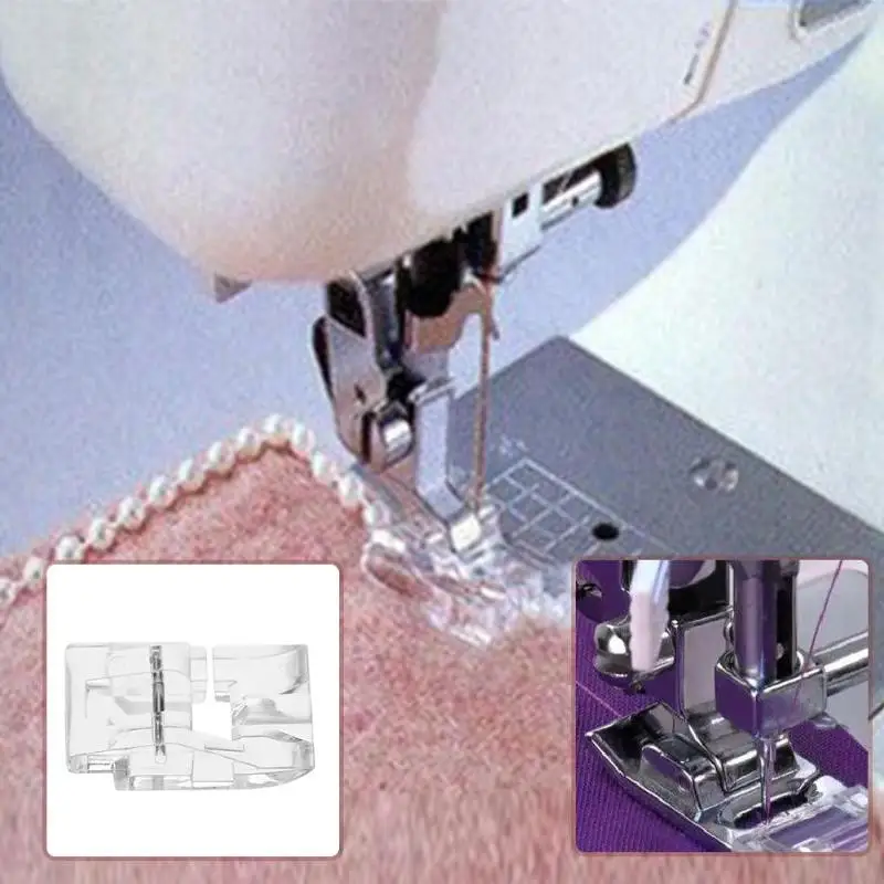 

1PC Domestic Round Bead Presser Foot for Sewing Machine Singer Brother Janome Toyota Household Sewing Machine