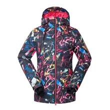 Высококачественные женские зимние куртки 10 К Водонепроницаемый ветрозащитный Спорт на открытом воздухе Сноубординг Костюмы женский лыжный костюм пальто Gsou снег