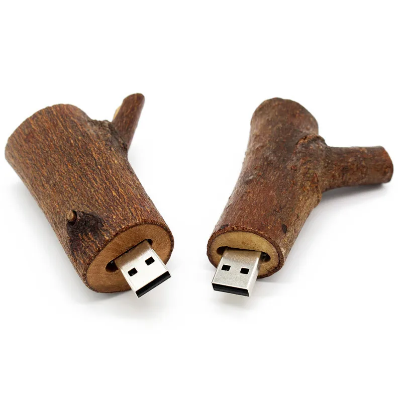 BiNFUL деревянная ветка USB флеш-накопитель 4 ГБ 8 ГБ 16 ГБ 32 ГБ 64 ГБ флеш-накопитель USB 2,0 U диск