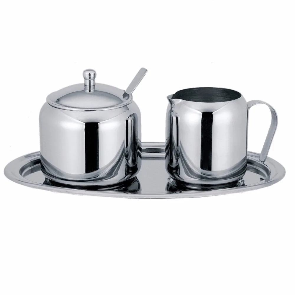 Free Shipping Cream and Sugar Set the set includes a covered sugar bowl