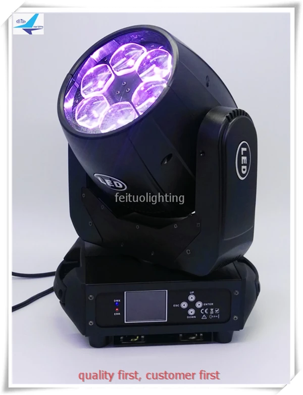 

4/Lot Dj Stage Light Wash 6x40w Rgbw 4 In 1 Beam Led Moving Head Wash Lyre Or Bee Eye Moving Head 40w