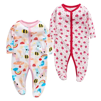 

Long Sleeve Baby Romper Spring Autumn Comfortable Newborn underwear Infant Jumpsuit Cartoon Printed Cotton baby clothing