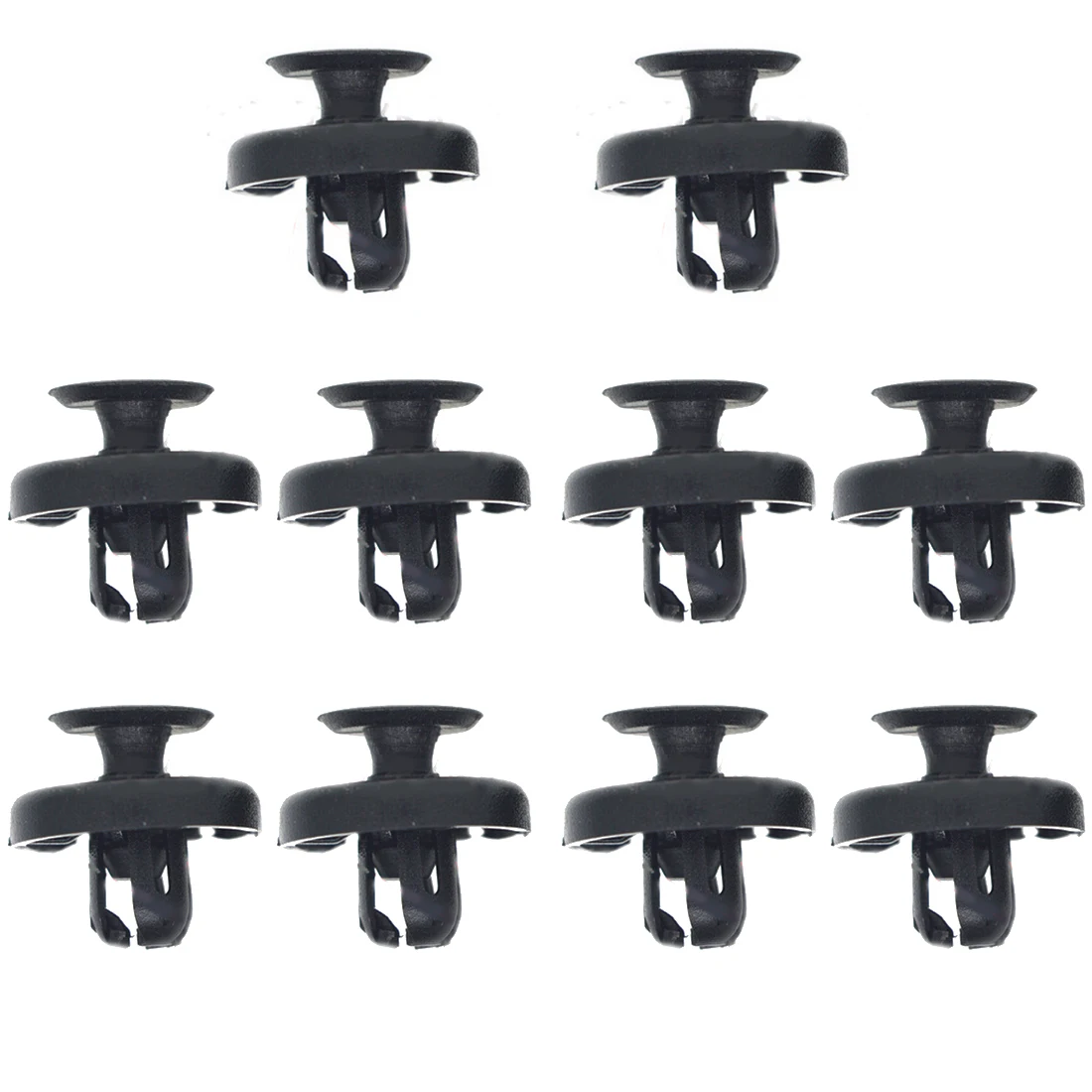 10pcs Front Fender Clip Retainer Plastic Rivet Fastener For Toyota