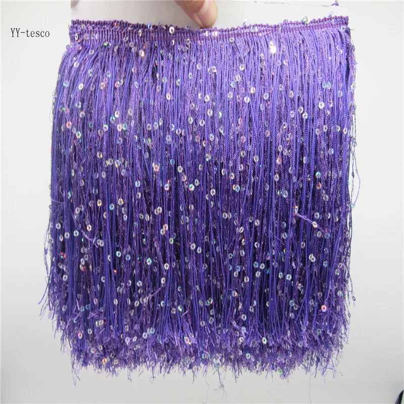 5 Yards Medium Pink Fringe Trim Lace Tassel Chainette 15cm Wide Fringe Trim Ribbon For DIY Latin Dress Stage Clothes Accessories Lace Ribbon