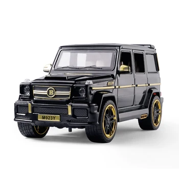 

1/24 Car Model Simulation Die Cast SUV Collection L=21Cm XLG(M923Y-6) Big G Bright-Black Painting W/6 Doors Open Toys