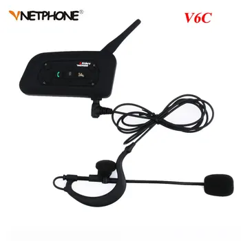 

Vnetphone Professional Full Duplex 1200M Referees Headset V6C Wireless BT Intercom Football Referee Interphone Earpiece