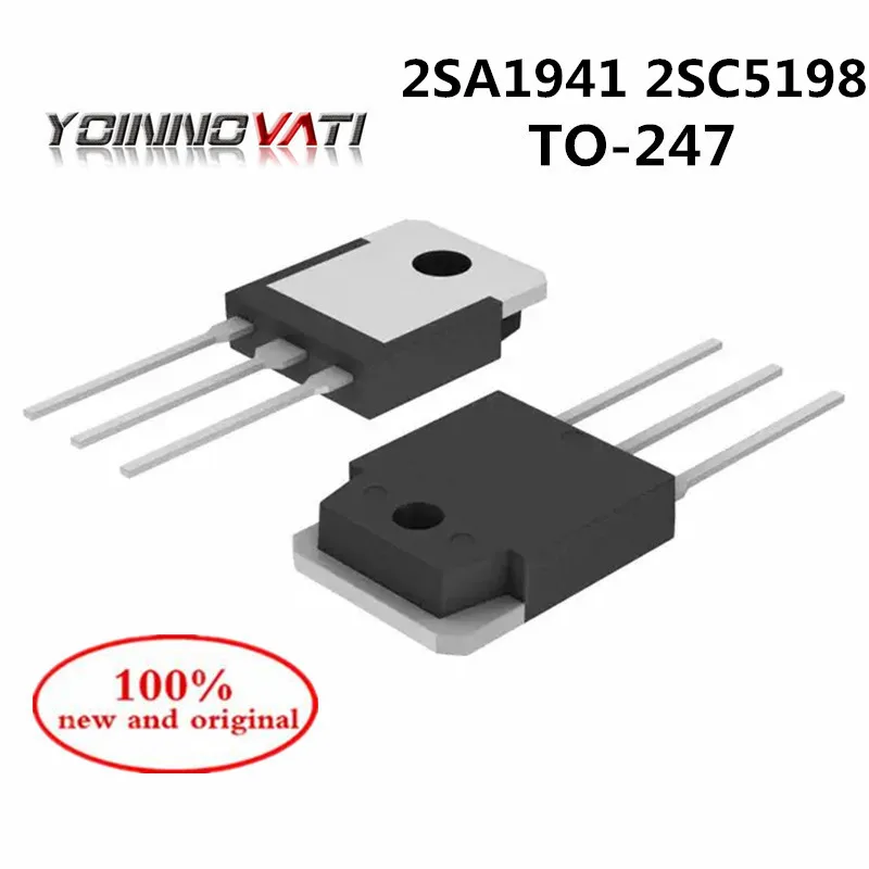 

Free shipping 2SC5198 2SA1941 2SC5198 A1941 C5198 TO-247 Audio power amplifier transistor (1 sets) 100% new and original