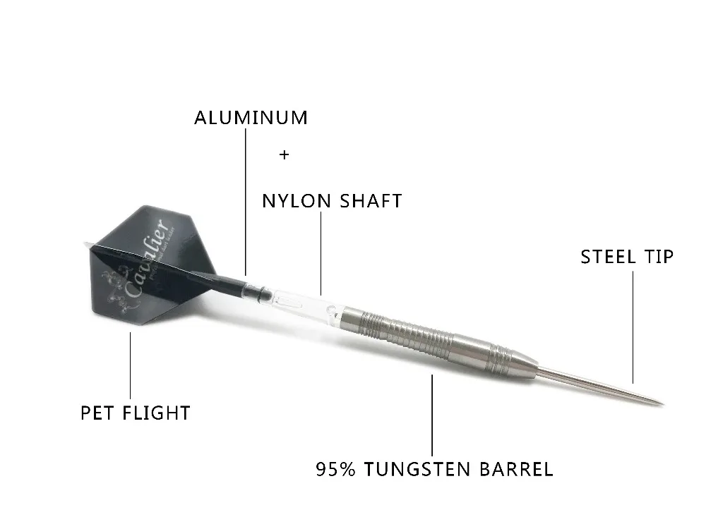Кавалер Дартс 21 грамм 95% Вольфрам Сталь Дартс игла для игры в Дартс с высоким качественные дротики вал 3 шт./компл