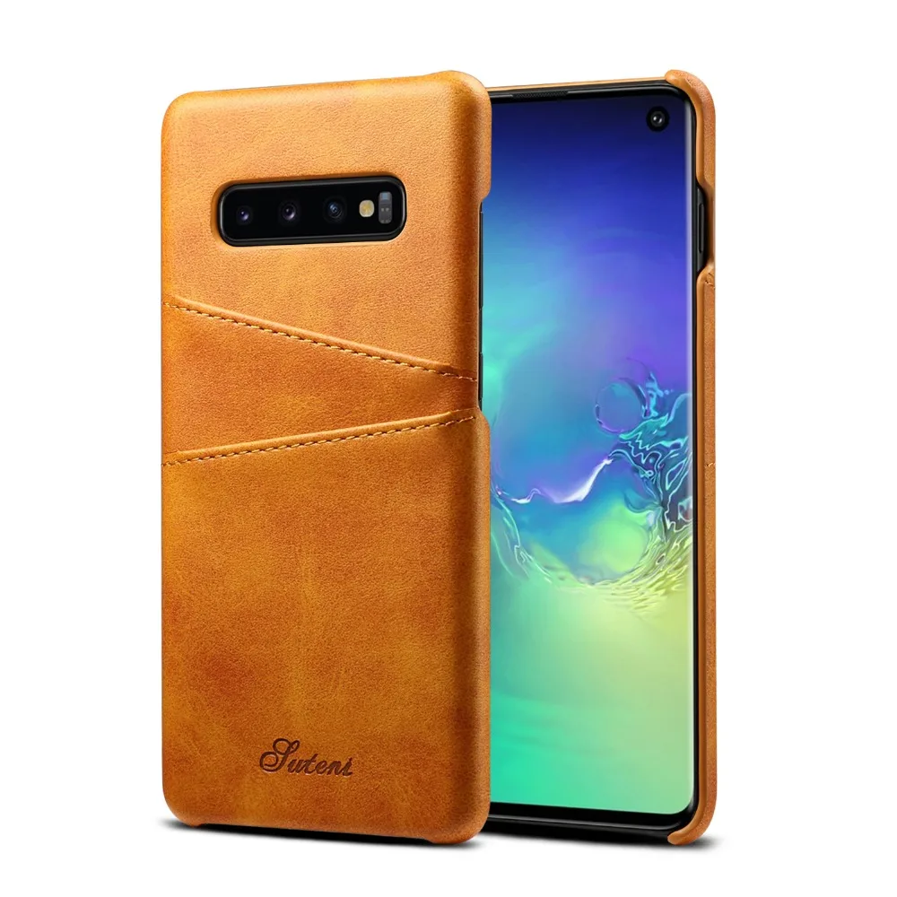 

Luxury Phone Cover For Samsung Galaxy S10 Cases Galaxy S10 Plus Cases Waterproof Anti-knock Protection Cover With Card Pocket