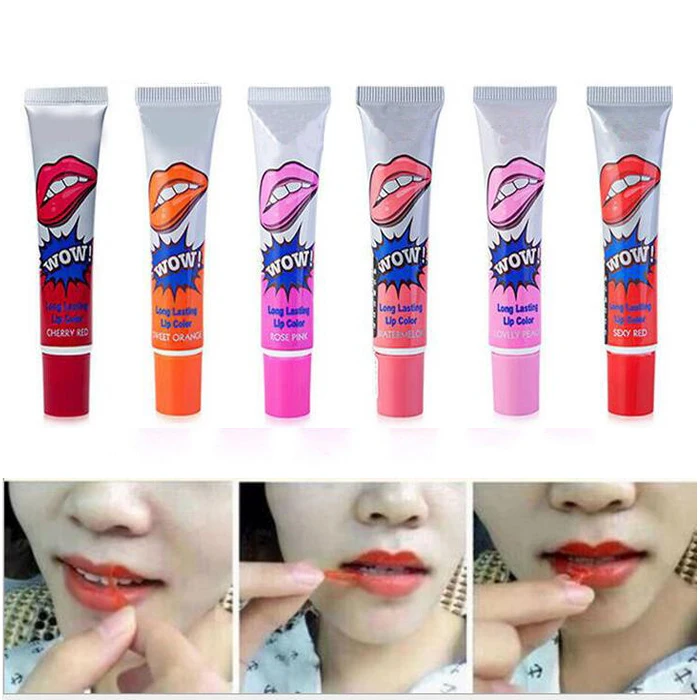 

Waterproof batom Matte matt mate Liquid peel off Lipstick tint Lip Gloss Long Lasting Gel for lips care