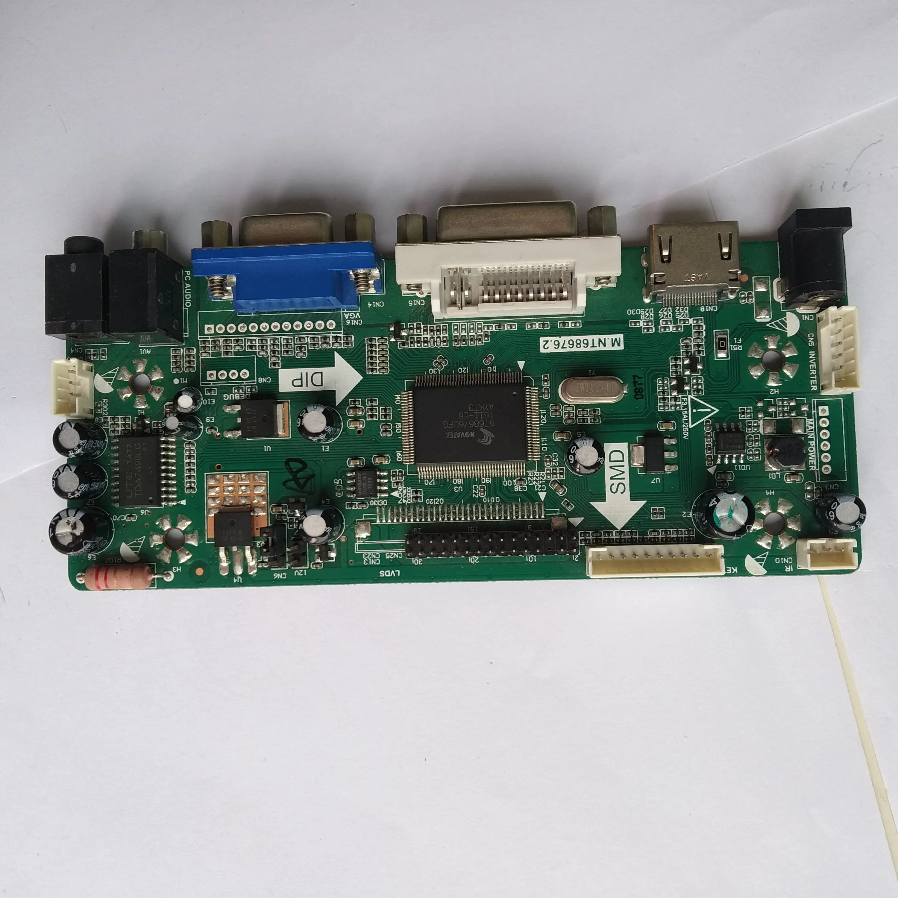 HDMI DVI плата контроллера аудио M.NT68676 VGA Светодиодный ЖК LVDS комплект для HSD100IFW1 A04