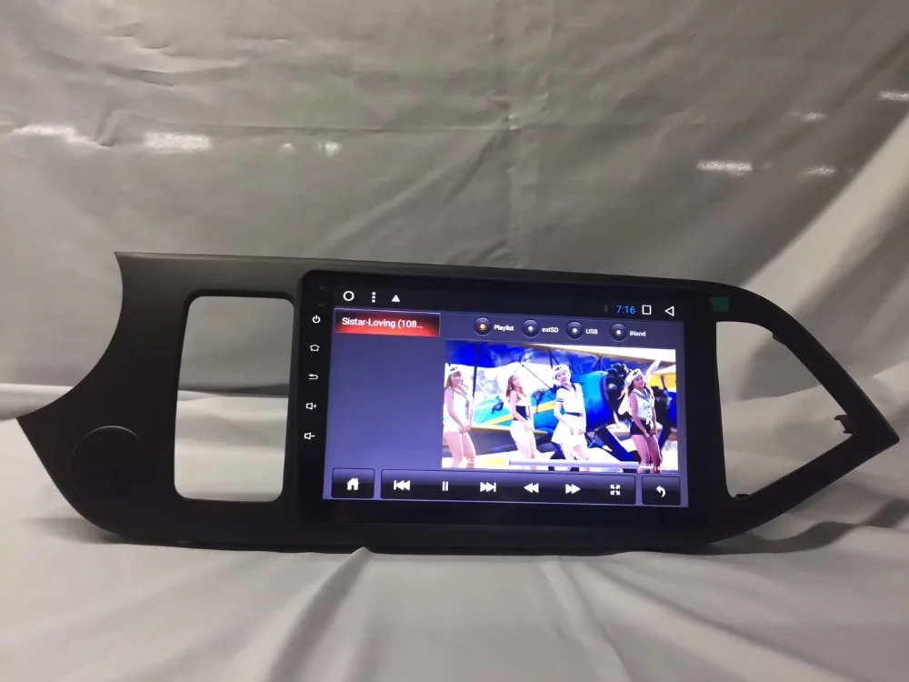 Flash Deal 9" Android Car Multimedia Stereo Radio Audio DVD GPS Navigation Sat Nav Head Unit for Kia Picanto Morning 2011 2012 2014 2015 5