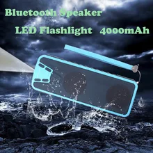 Водонепроницаемый Bluetooth динамик беспроводной Велосипедный фонарик громкий динамик открытый 4000 мАч power Bank крепление на велосипед+ карабин Z518