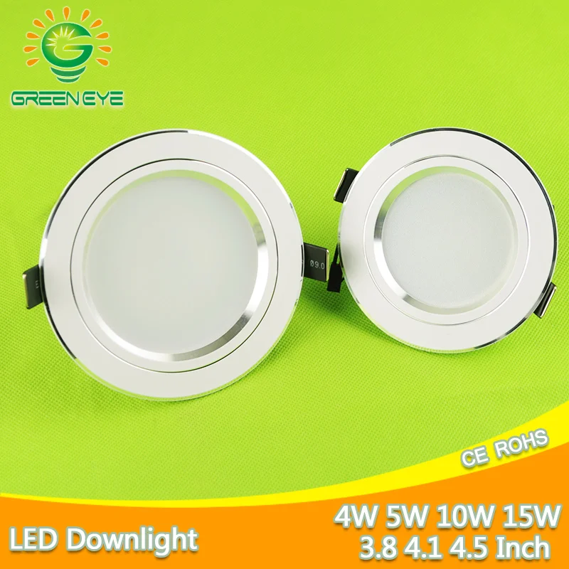 1 4 10x Recessed Lighting Led Panel Ceiling Down Light Ultraslim Round Downlight 10 X Recessed Lighting