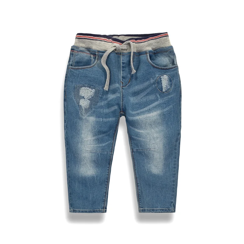 Boys simple jeans chlidren long trousers spring autumn children's
