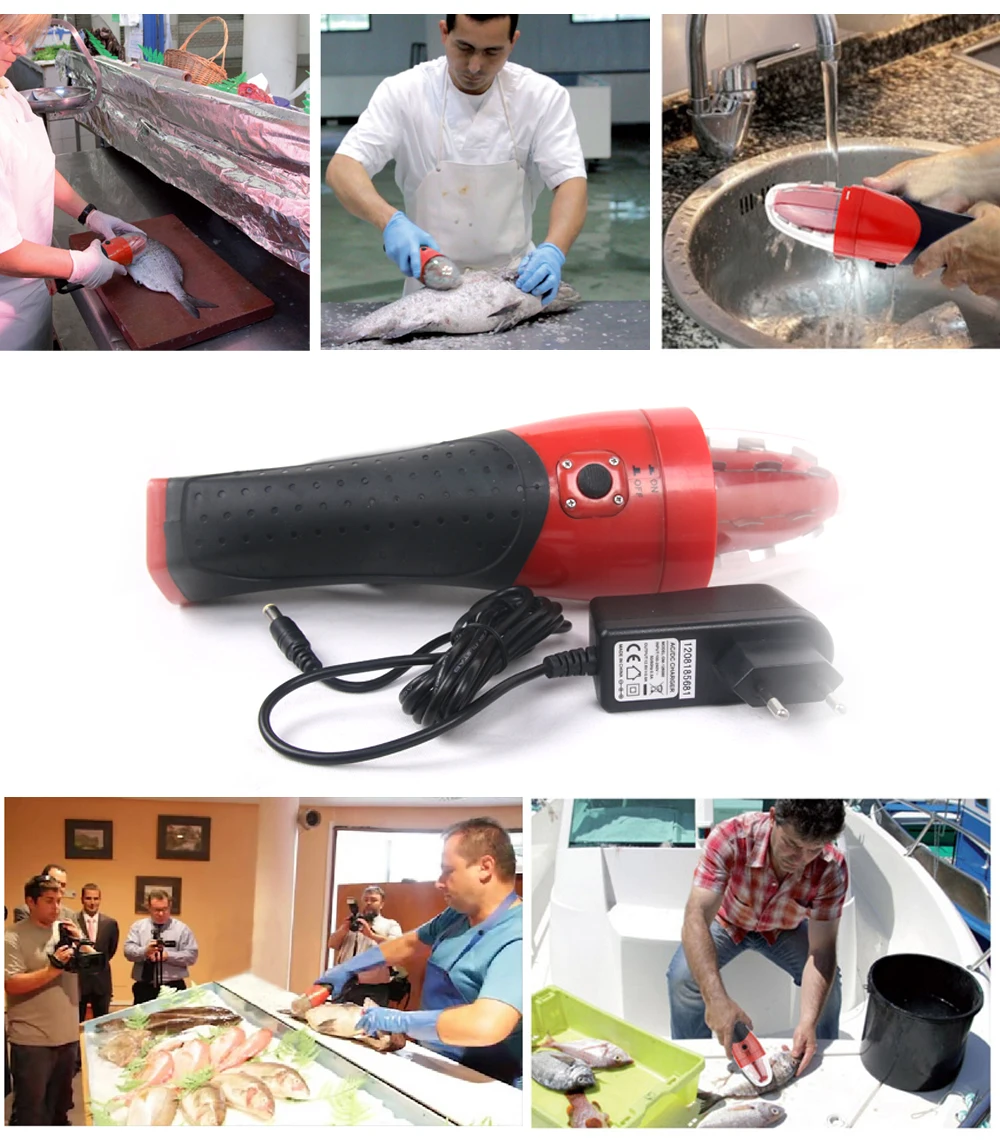 ITOP Электрический рыбий весы для удаления кожи скалер перезаряжаемый ручной нож для чистки рыбы кухонная Овощечистка весы рыбные инструменты 220 В/110 В