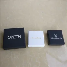 1000 шт/партия, Высококачественная Роскошная картонная коробка для ювелирных изделий, упаковка с логотипом, кольцо ожерелье браслет, коробка