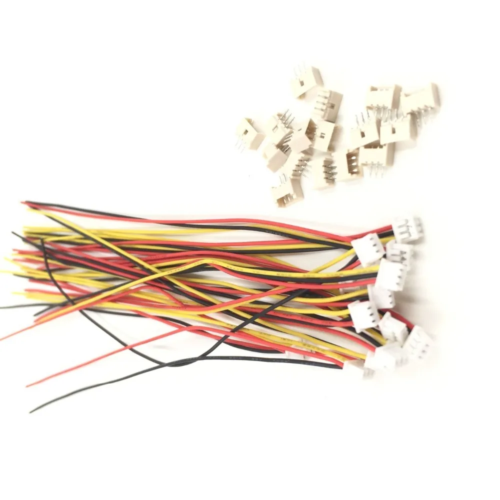 

Mini. Micro 1.25mm T-1 3-Pin JST Connector with Wire x 10 sets