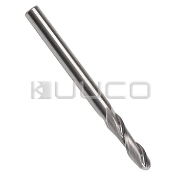 

CNC 2 flutes helical ballnose end mill 3.175 x 17mm Engraving Cutter tungsten carbide Tools for Hardwood Acrylic PVC Plastic etc