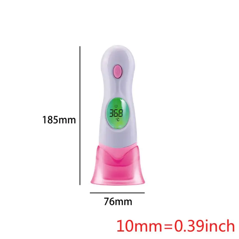 Портативный маленьких лоб ухо Температура медицинский цифровой инфракрасный термометр Немедленное Чтение Подсветка изменить лихорадка