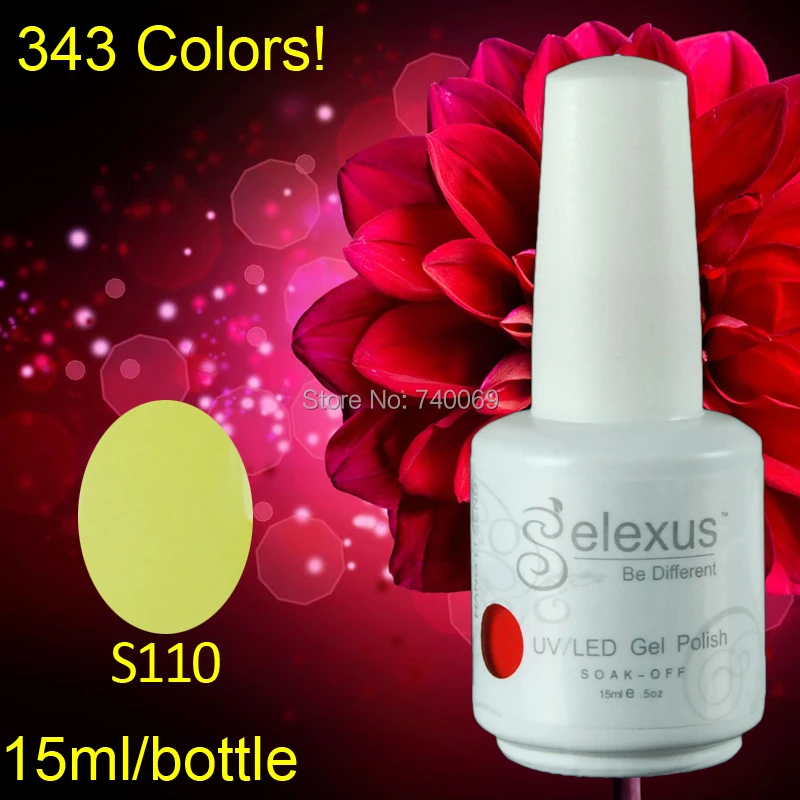 

Free Shipping 12Pcs/lot 2017 New Arrival Gelexus 15ml Bottle Soak Off UV/LED Nail Gel Polish Total 241 Colors