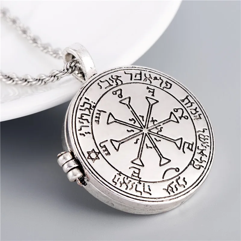 Bijouxtalisman для удачи ключ Соломона Пентакль печать фото коробка медальон кулон
