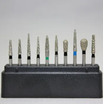 

10pcs Dental Diamond FG1.6mm Burs Set For Porcelain Polishing Dentist Product