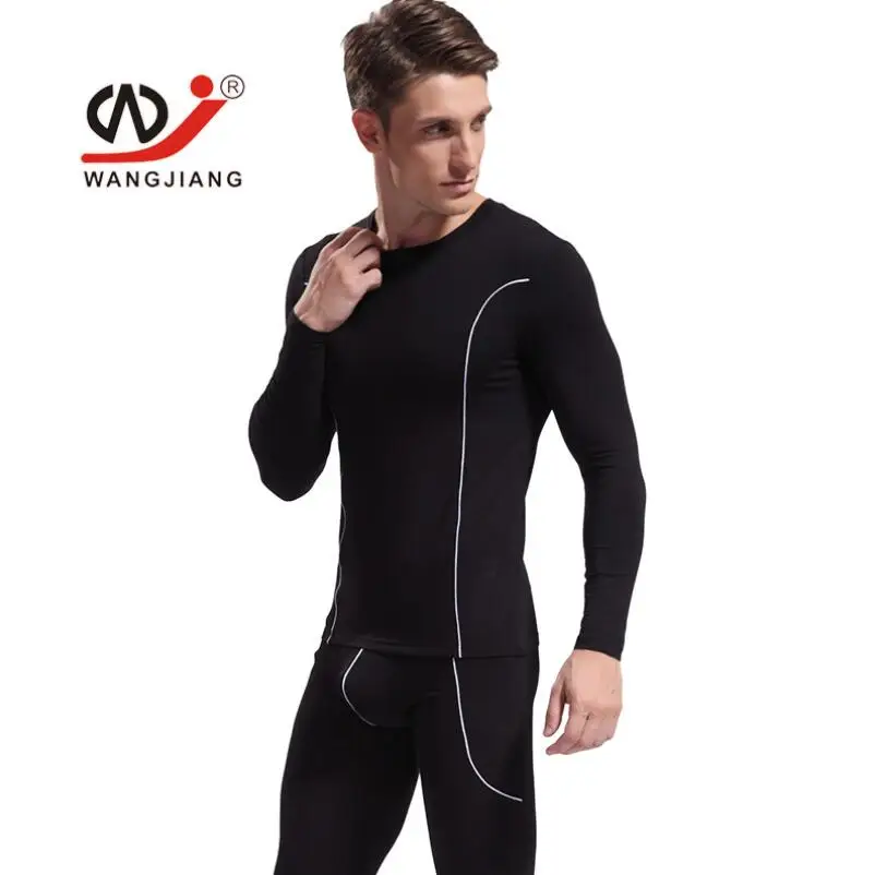 WJ Autumn Winter New Men Warm Long Johns Male Bamboo Fiber Thermal